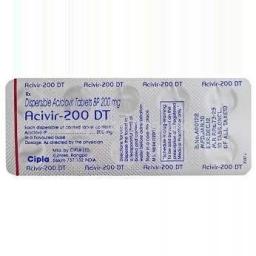Acivir DT 200 mg  - Acyclovir - Cipla, India