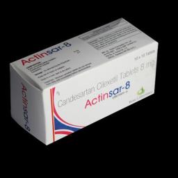 Actinsar 8 mg  - Candesartan - Rene Pharmaceuticals Pvt. Ltd.