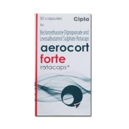 Aerocort Forte Rotacaps 200 mcg - Beclomethasone - Cipla, India