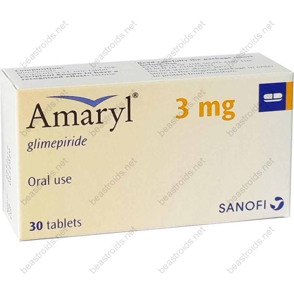 Amaryl 3 mg - Glimeperide - Sanofi Aventis Amaryl 3 mg - Glimeperide - Sanofi Aventis