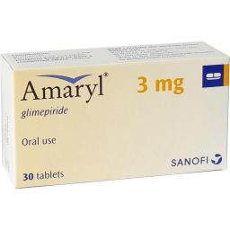 Amaryl 3 mg  - Glimeperide - Sanofi Aventis