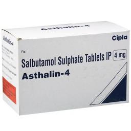 Asthalin 4 mg - Salbutamol - Cipla, India