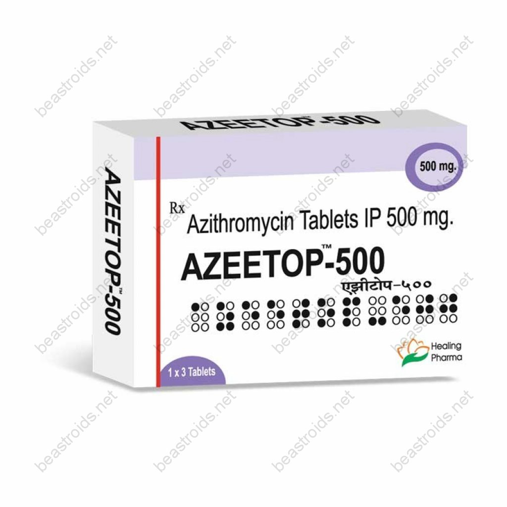 Azeetop 500 mg - Azithromycin - Healing Pharma Azeetop 500 mg - Azithromycin - Healing Pharma