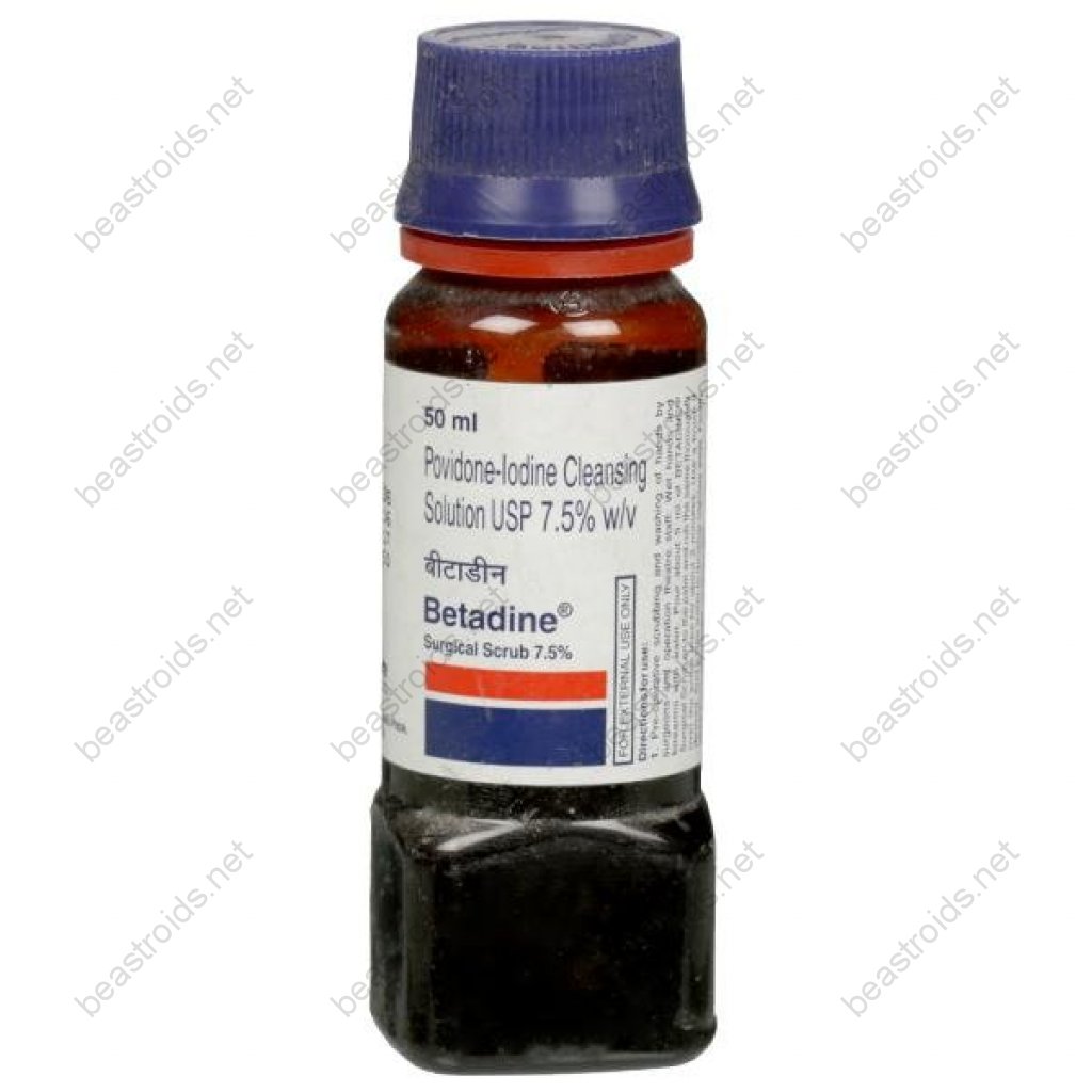 Betadine Surgical Scrub 50 ml bottle 7.5 % - Povidone-Iodine - Win-Medicare Betadine Surgical Scrub 50 ml bottle 7.5 % - Povidone-Iodine - Win-Medicare
