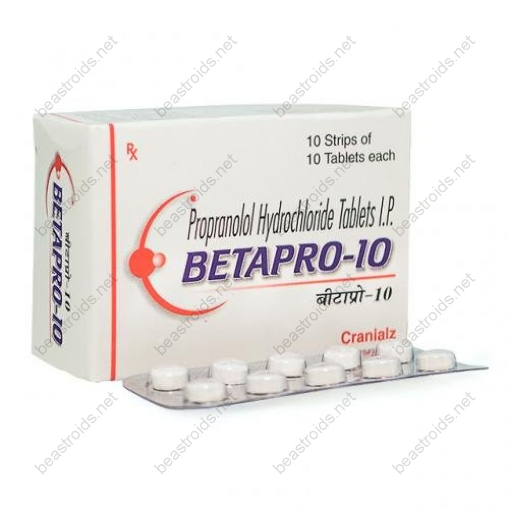 Betapro 10 mg - Propranolol - Cranialz Betapro 10 mg - Propranolol - Cranialz