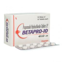 Betapro 10 mg  - Propranolol - Cranialz