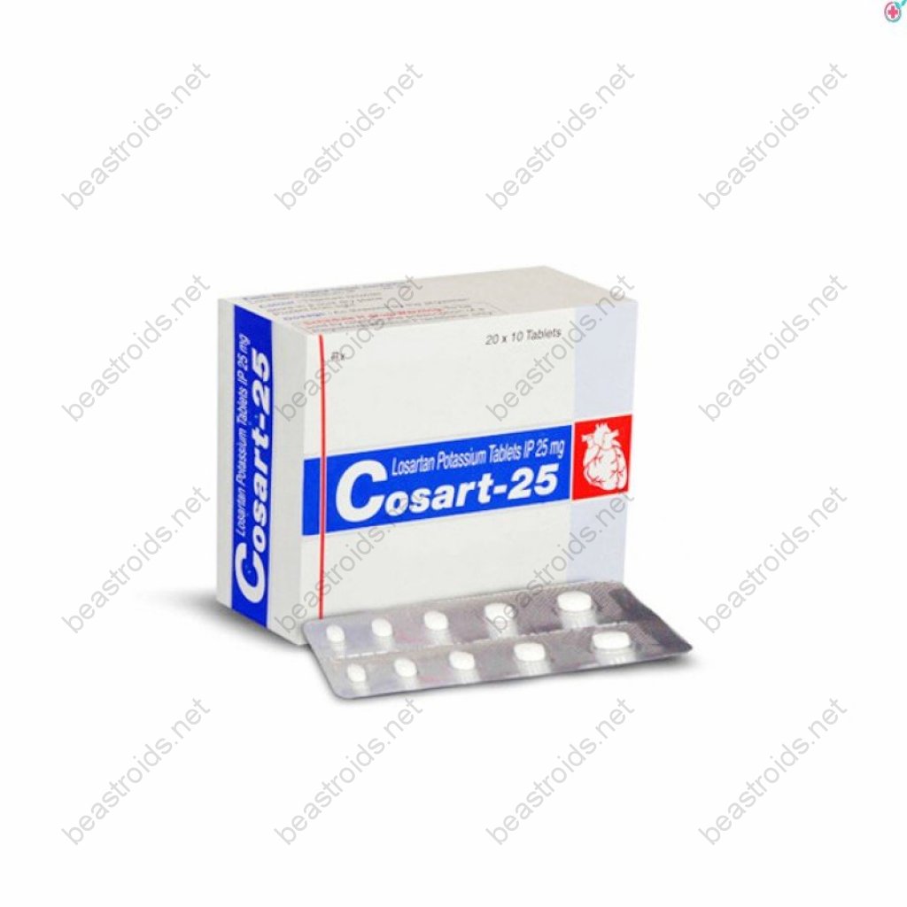 Cosart 25 mg - Losartan - Cipla, India Cosart 25 mg - Losartan - Cipla, India