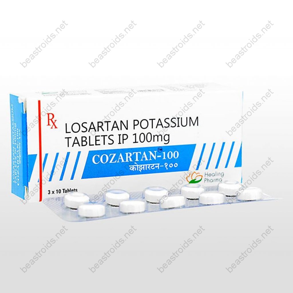 Cozartan 100 mg - Losartan - Healing Pharma Cozartan 100 mg - Losartan - Healing Pharma