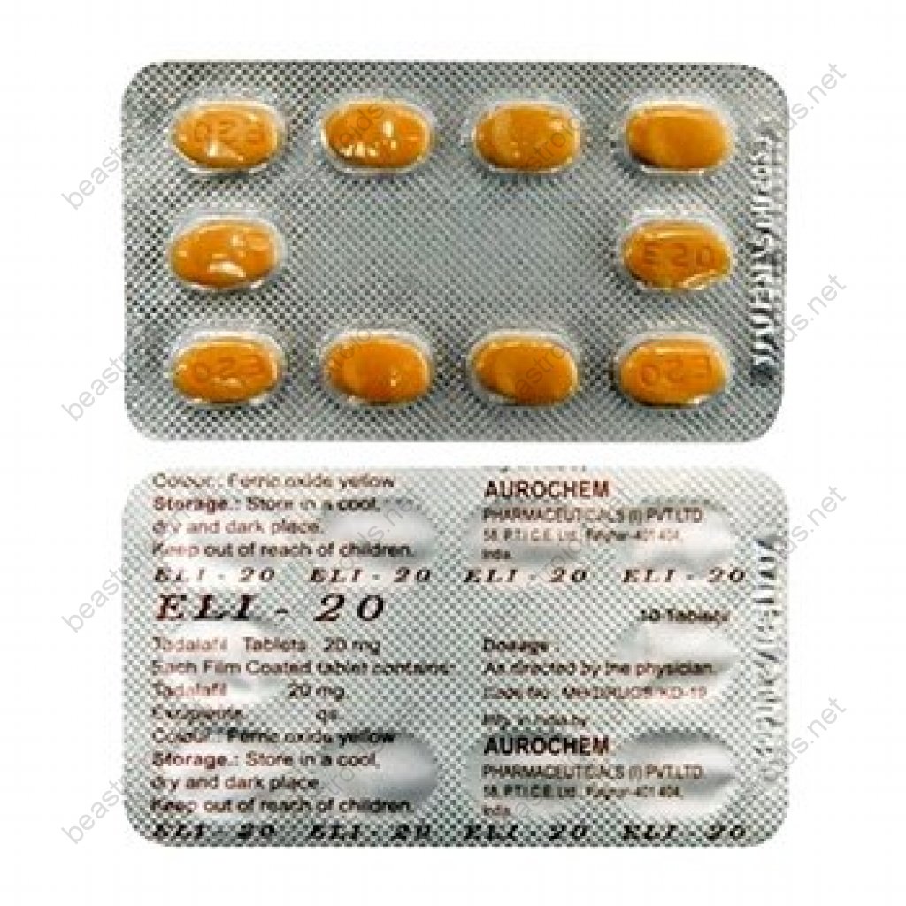 Eli 20 mg - Tadalafil - Aurochem Laboratories (I) Pvt. Ltd, India Eli 20 mg - Tadalafil - Aurochem Laboratories (I) Pvt. Ltd, India
