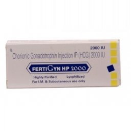 Fertigyn 2000 iu - Human Chorionic Gonadotrophin - Sun Pharma, India Fertigyn 2000 iu - Human Chorionic Gonadotrophin - Sun Pharma, India