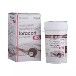 Foracort Rotacaps 400 mcg - Budesonide - Cipla, India Foracort Rotacaps 400 mcg - Budesonide - Cipla, India