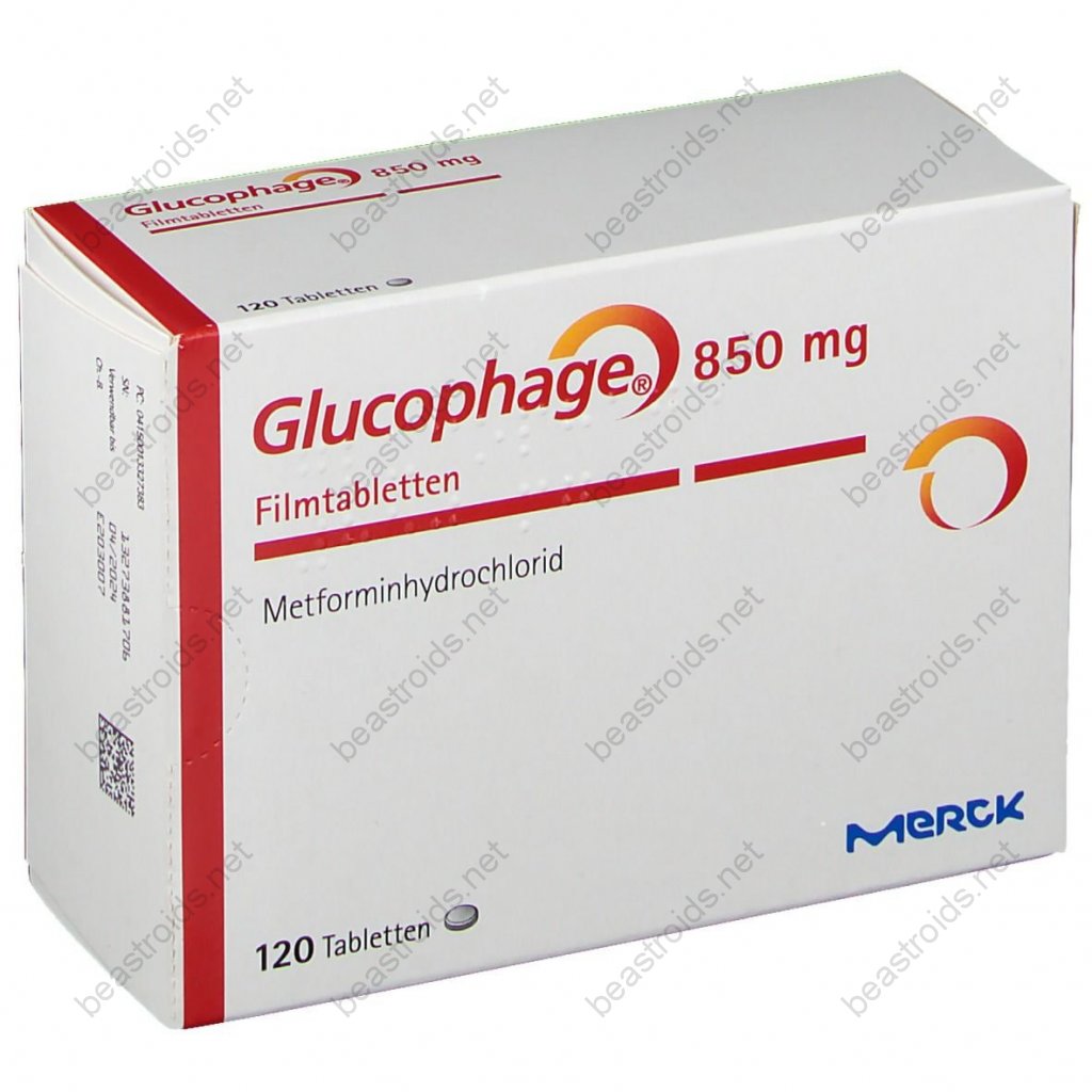 Glucophage 850mg - Metformin - Merck Serono Glucophage 850mg - Metformin - Merck Serono
