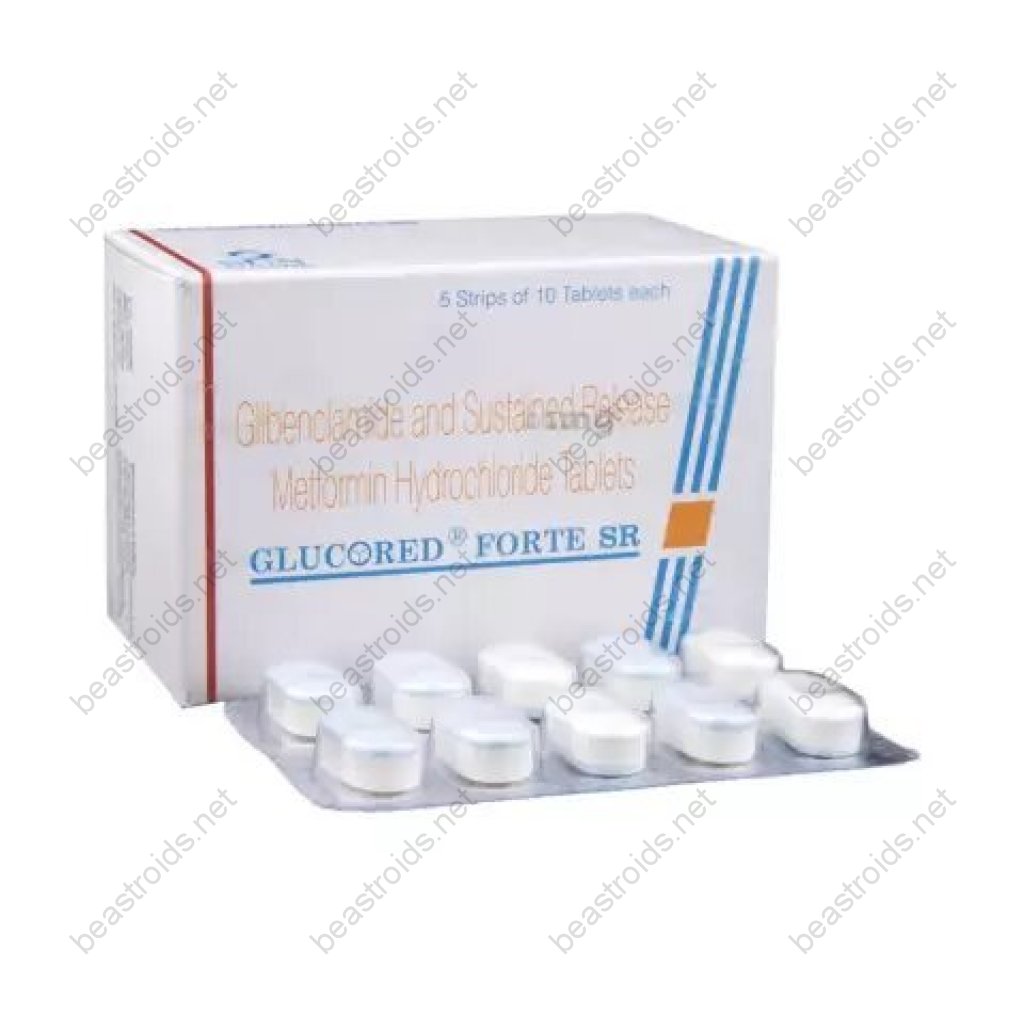 Glucored Forte SR - Glibenclamide - Sun Pharma, India Glucored Forte SR - Glibenclamide - Sun Pharma, India