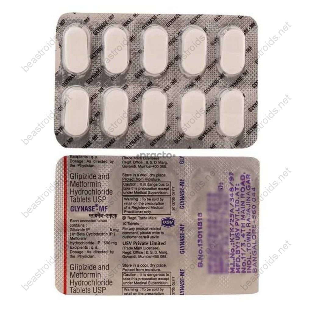 Glynase MF - Glipizide - USV Limited, India Glynase MF - Glipizide - USV Limited, India