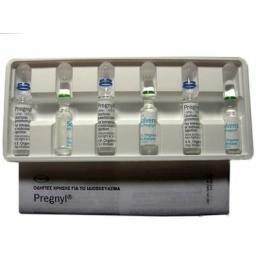 HCG Pregnyl 1500iu - Human Chorionic Gonadotrophin - Organon Ilaclari, Turkey