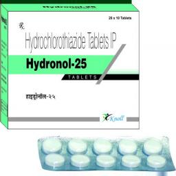 Hydronol 25 mg  - Hydrochlorothiazide - Knoll Healthcare Pvt. Ltd.