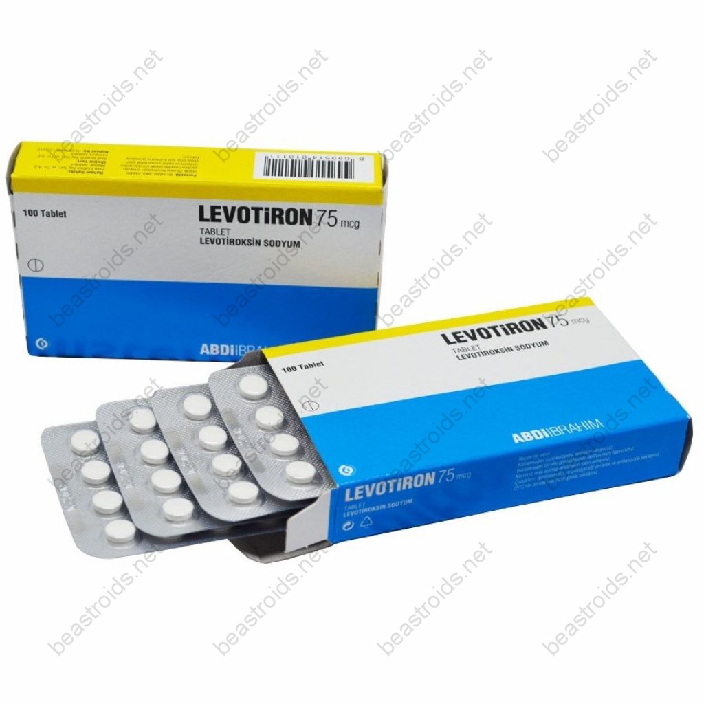 Levotiron 75 mcg - Levothyroxine Sodium - Abdi Ibrahim, Turkey Levotiron 75 mcg - Levothyroxine Sodium - Abdi Ibrahim, Turkey