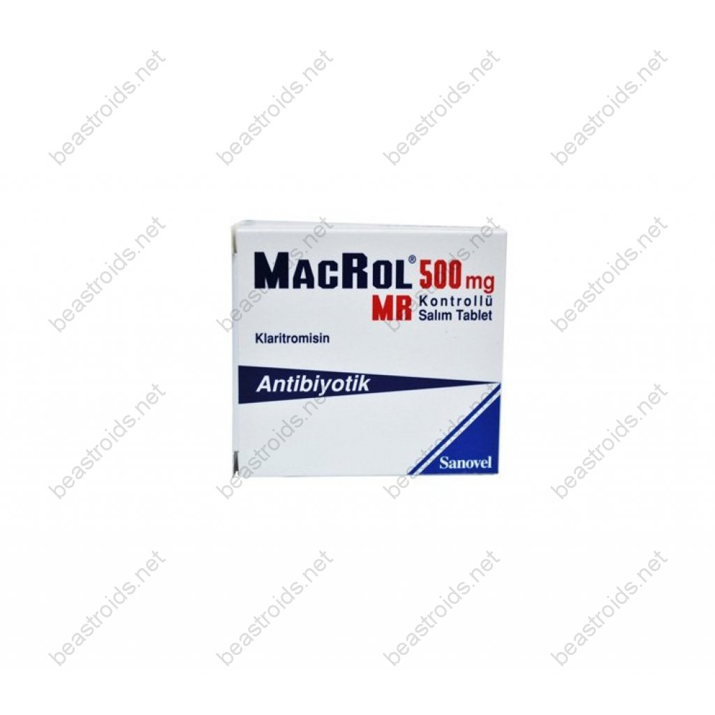 Macrol Mr 500 mg - Klaritromisin - Sanovel Macrol Mr 500 mg - Klaritromisin - Sanovel