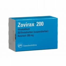 Zovirax 200 mg  - Acyclovir - GlaxoSmithKline, Turkey