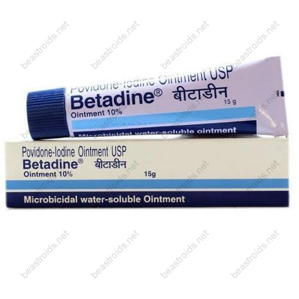 Betadine Ointment 15 g tube 10 % - Povidone-Iodine - Win-Medicare Betadine Ointment 15 g tube 10 % - Povidone-Iodine - Win-Medicare